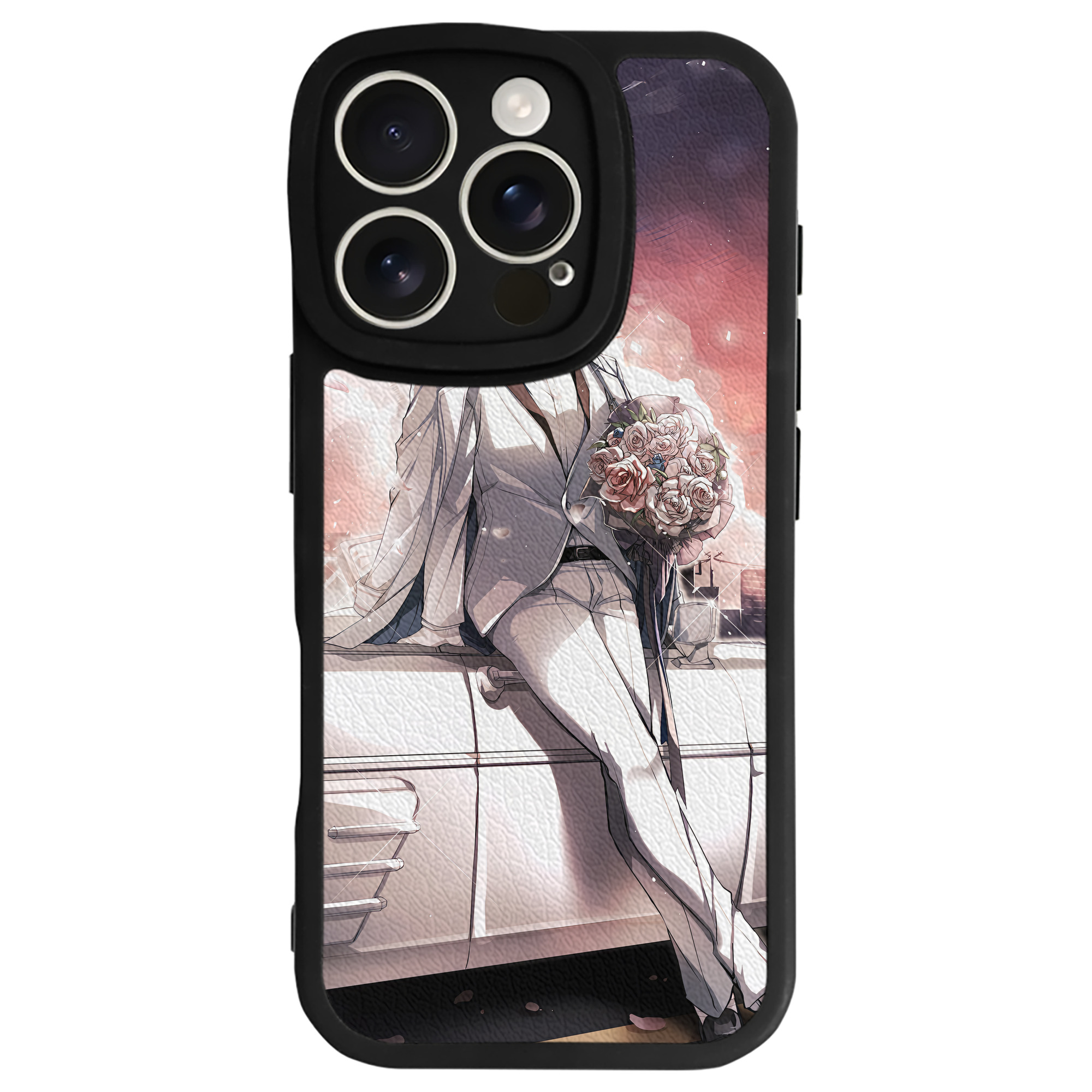 （画像用） 文豪ストレイドッグス Bungo Stray Dogs 【iPhone 16シリーズ対応】シリコンスマホケース（レザー調） 材質：シリコン